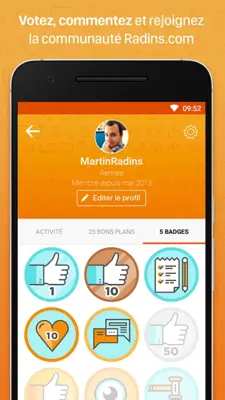 Radins.com – Mes bons plans android App screenshot 0